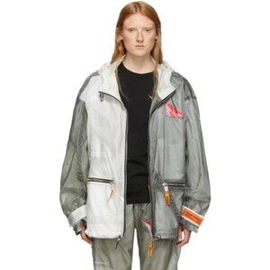 Heron Preston Exclusive Jump Jacket XXS Oversized Unisex Gray NWT Grail!